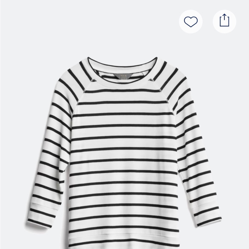 41 Hawthorn Black and White Striped Sweater